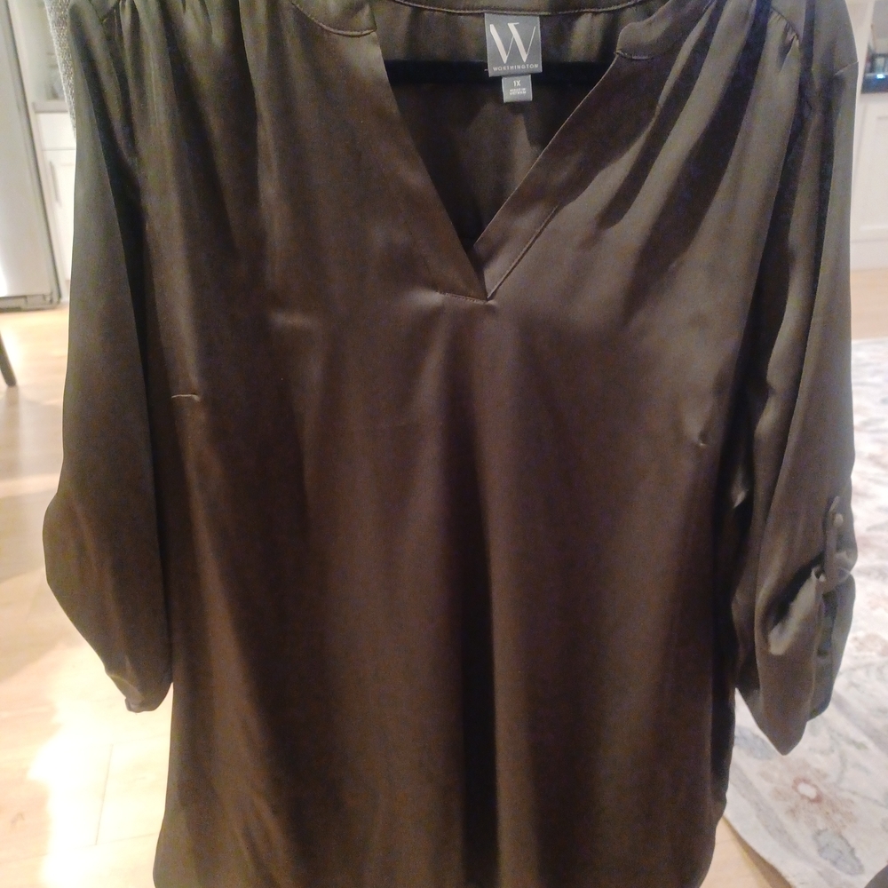 Worthington Satin Blouse